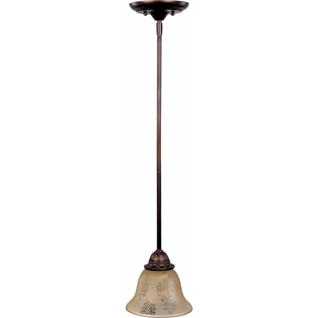 Hopson 1-Light Pendant w/ Frosted Glass Bell Shade - photo 5