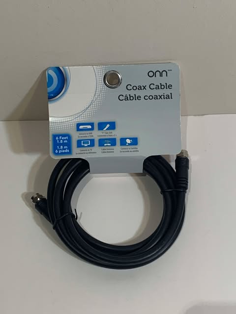 Good Finds | Onn. 6FT Coax Cable