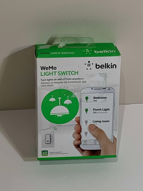 Belkin WeMo Wi-Fi Light Switch - New