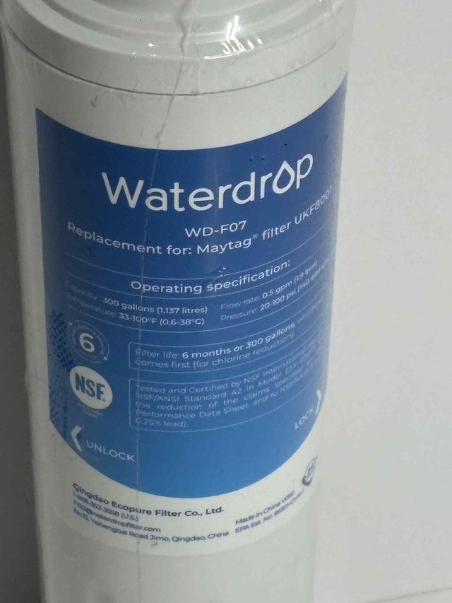 Waterdrop LT1000PC Fridge Water + Air Filter Combo - photo 4