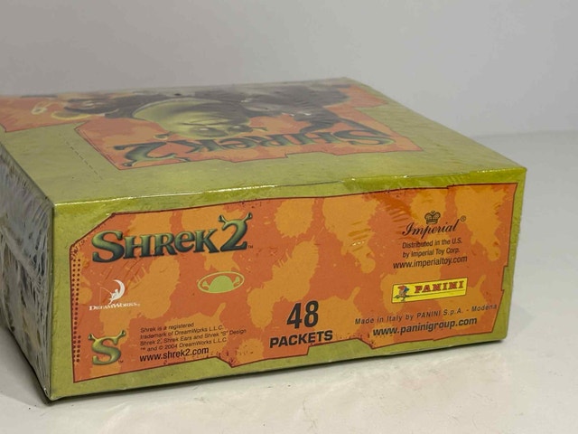 Shrek 2 Panini Sticker Box – Sealed | 48 Packs (2004) - photo 4