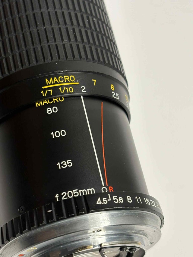 Osawa MC 80–205mm f/4.5 Macro Zoom Lens – Contax/Yashica Mount - photo 4