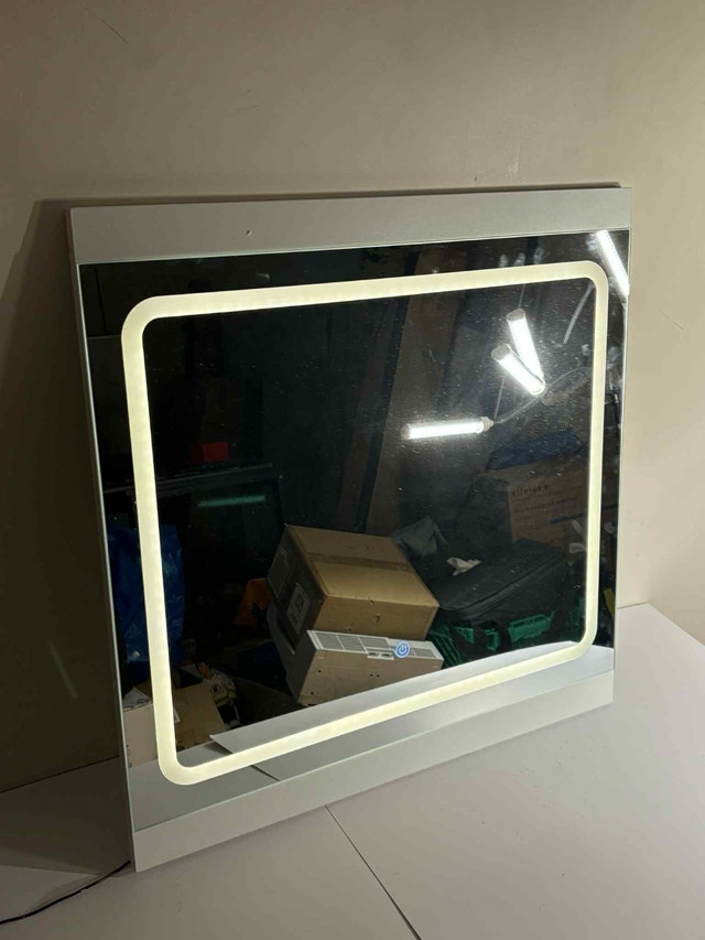 LED Vanity Mirror w/ Touch Light | 27.5”x27.75” | Good Finds - photo 2