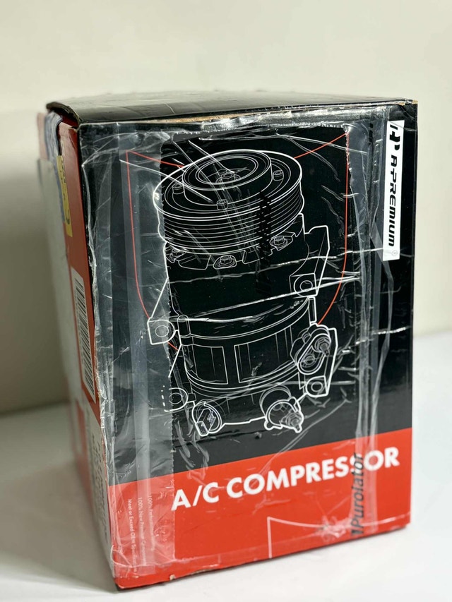 A-Premium 12V A/C Compressor ACC11431S‑C2 | 6-Rib Pulley | R1234