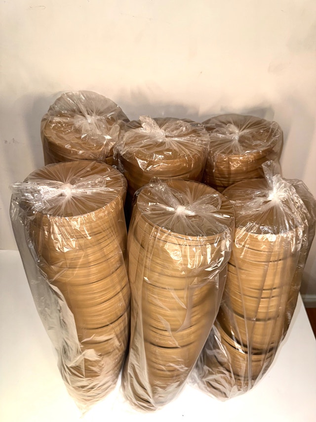 Compostable Kraft Paper Lids (300pc – New) - photo 5