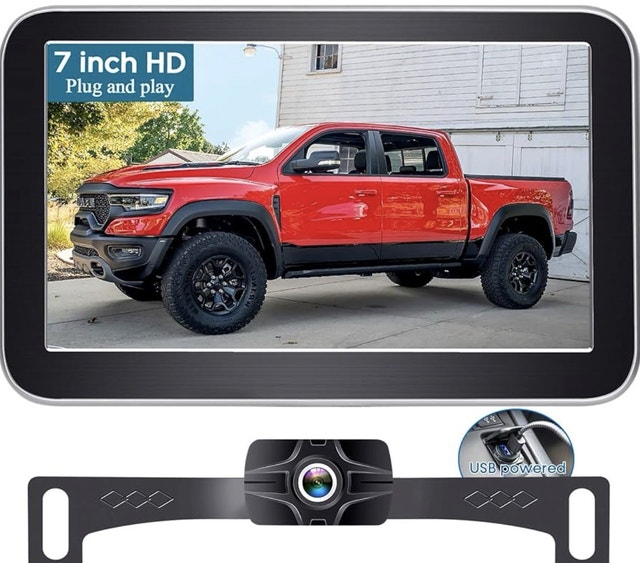 2K Rear Camera with 7” Monitor – No Lag