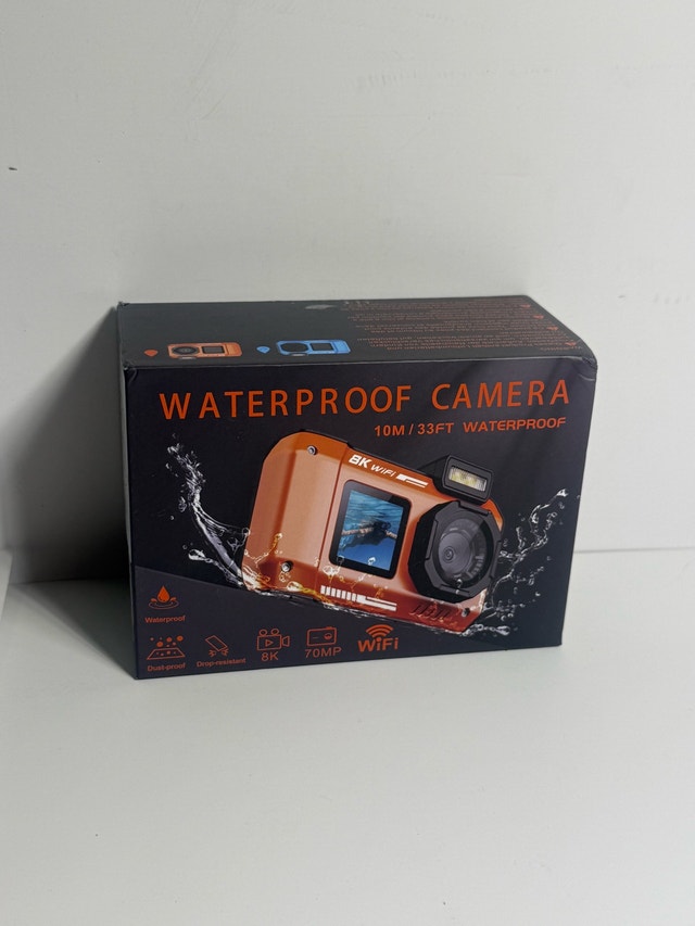 8K Waterproof Digital Camera – 70MP, WiFi, Dual Screen - photo 2