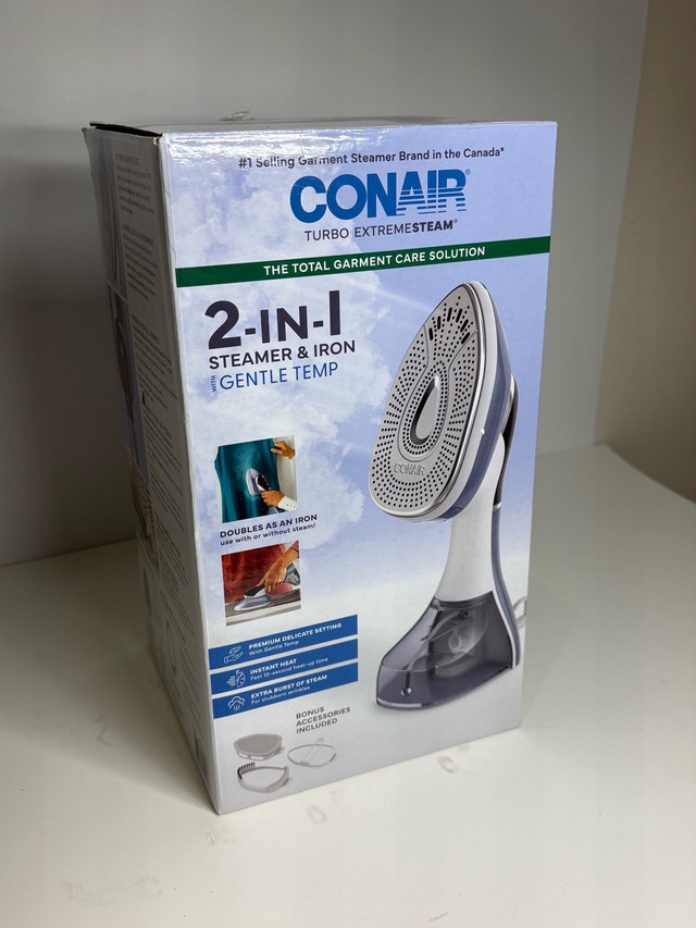 Conair 2-in-1 Turbo Steamer & Iron – Like New – $75