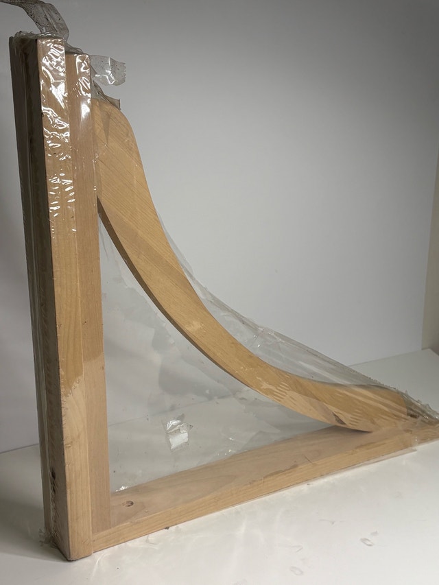 Decorative Wood Shelf Bracket / Corbel – 44 x 45 cm - photo 2