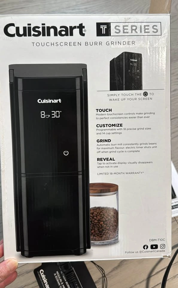 Cuisinart Touchscreen Burr Grinder DBM-T10C - photo 4