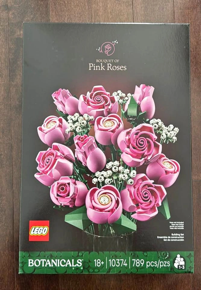 BNIB LEGO Bouquet PINK Roses 10374 💘💘 💘💘