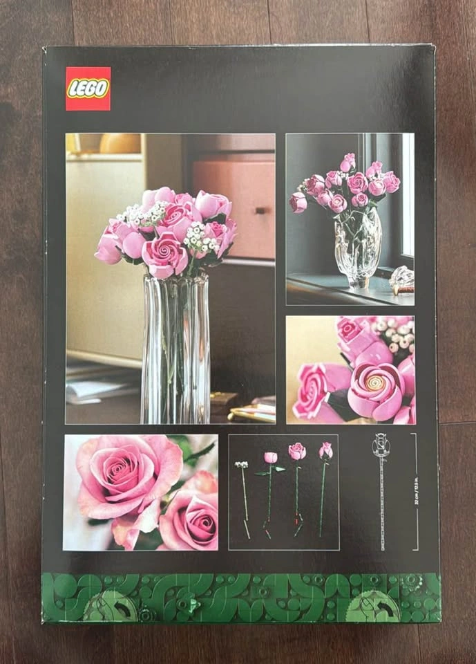 BNIB LEGO Bouquet PINK Roses 10374 💘💘 💘💘 - photo 2