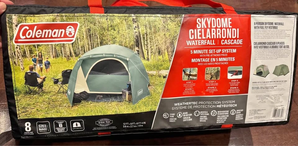 Coleman 8 Person Tent - NEW
