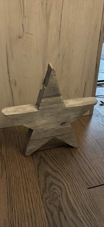 Decorative Wooden Star - photo 2