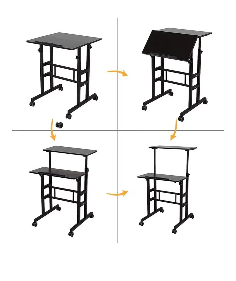 Standing desk with wheels - photo 2