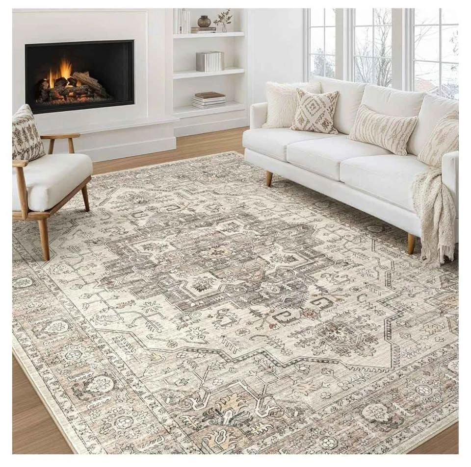 Area Rug 8x10 Washable Vintage - photo 3
