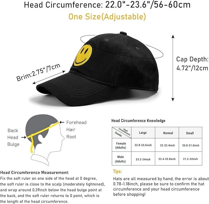 Smile Emoji Baseball Hat - BRAND NEW - photo 5