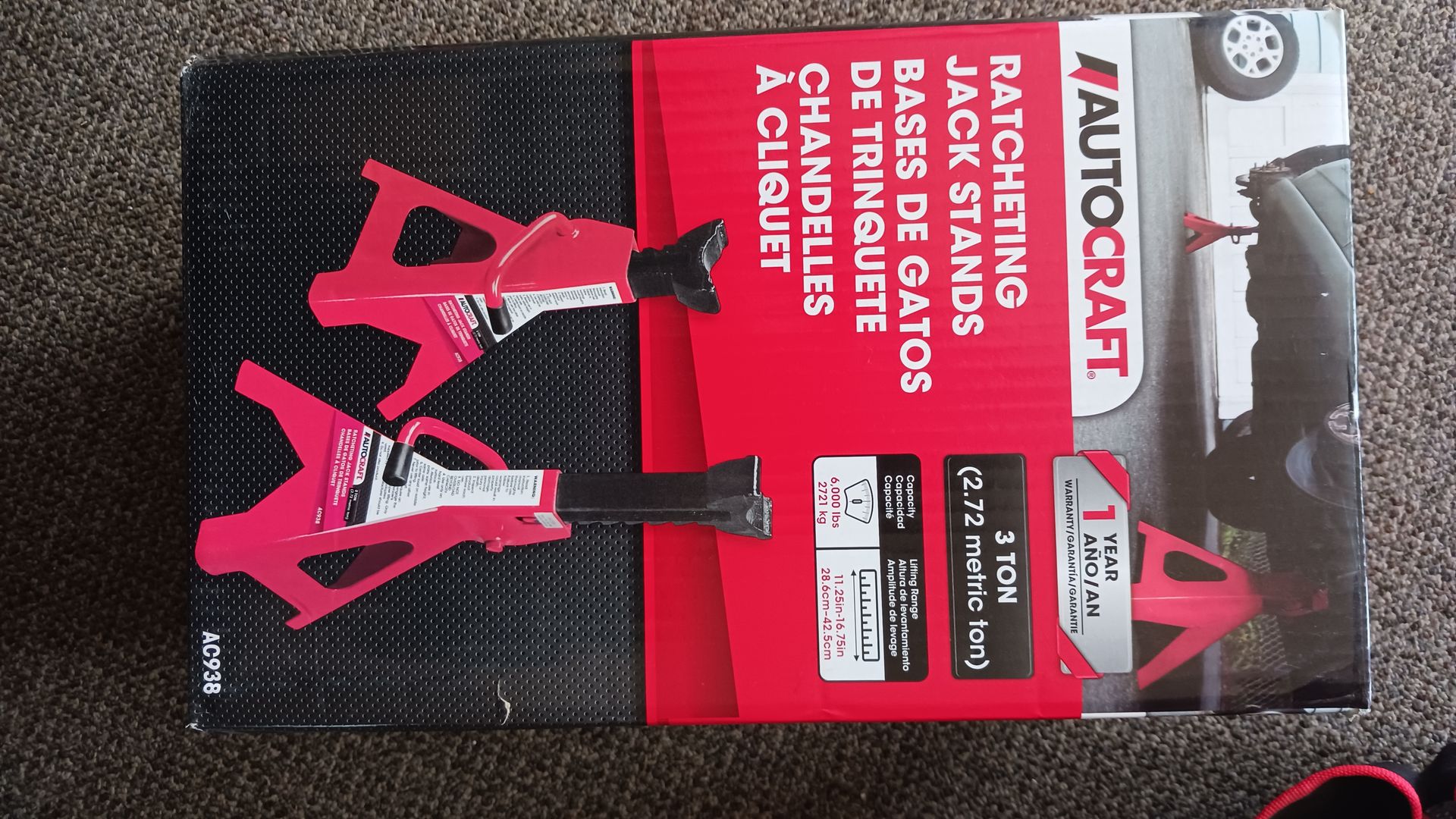 Auto Jack Stands & Gauge Set - photo 2