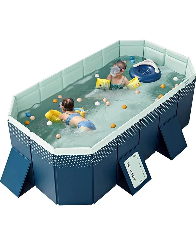 WIRHAO Foldable Pool 83x54x20"