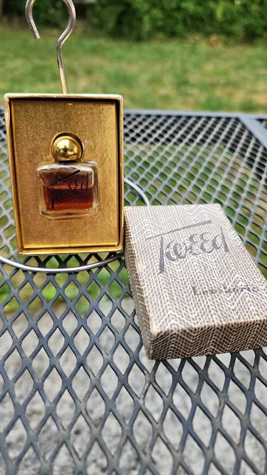 RARE Vintage Tweed by Lentheric 1/8 oz Micro Mini Perfume Bottle