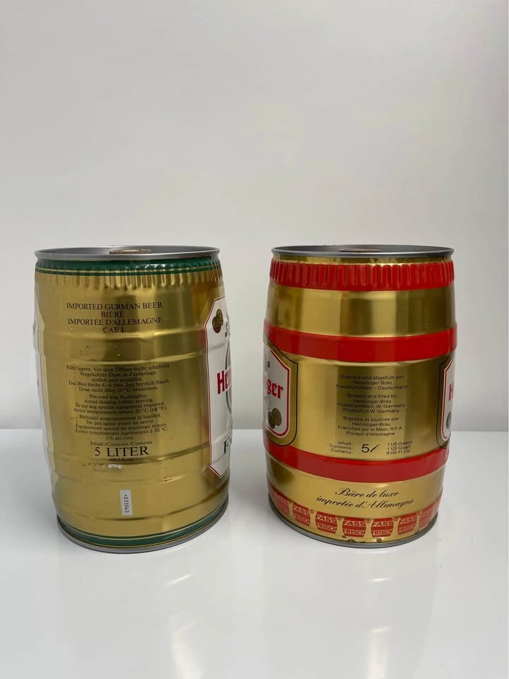 Two Vintage Henniger Export Beer Kegs Empty 5L - photo 2
