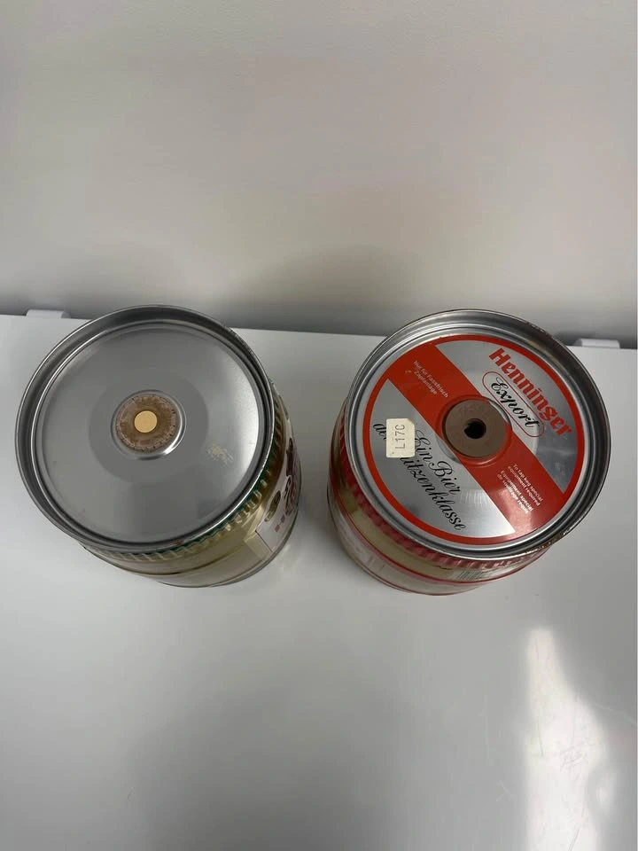 Two Vintage Henniger Export Beer Kegs Empty 5L - photo 5