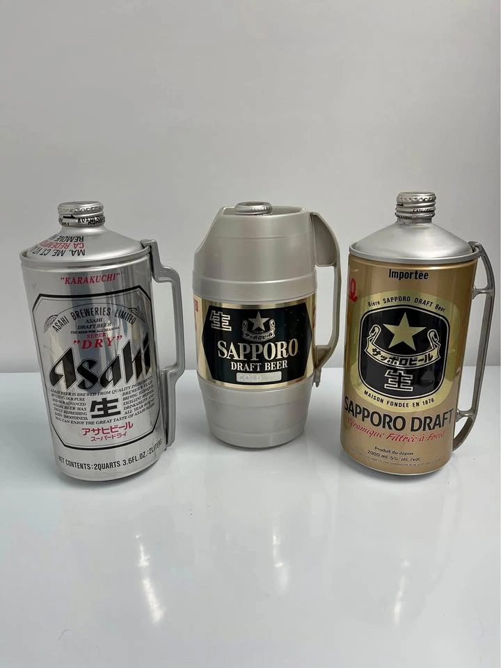 Vintage Japanese Beer Can/Keg Empty
