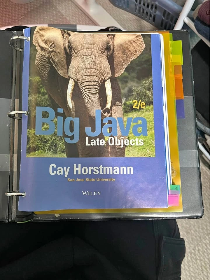 Big Java Late Objects - Cay Horstmann
