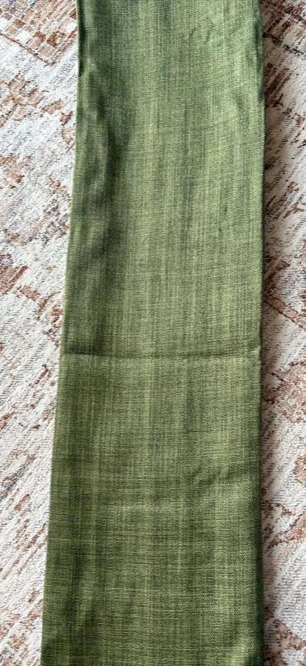 Brand new green curtain panel