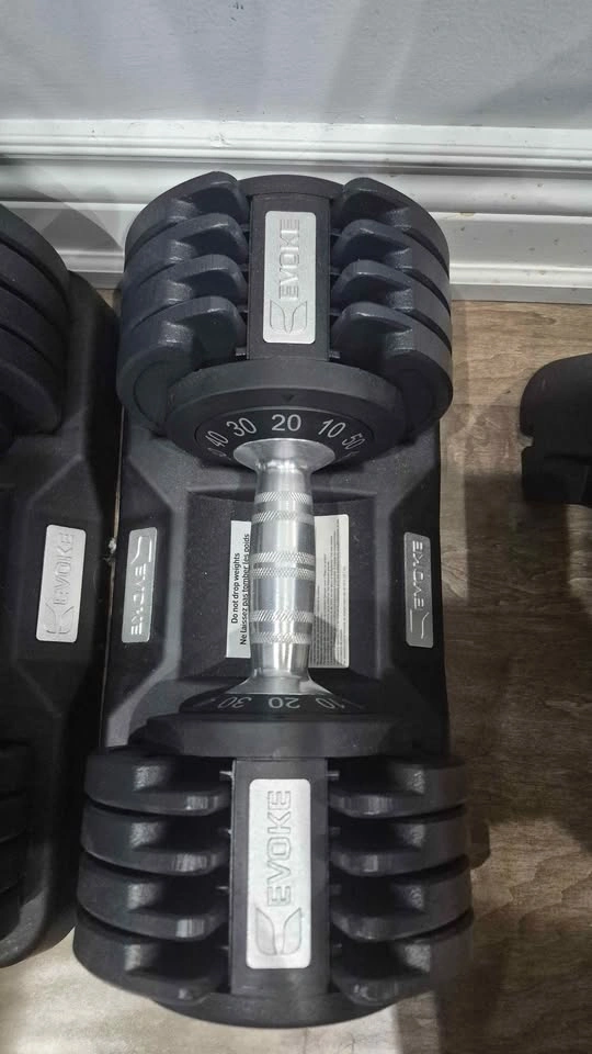 Evoke Adjustable Dumbbells 10-50 lbs - photo 2