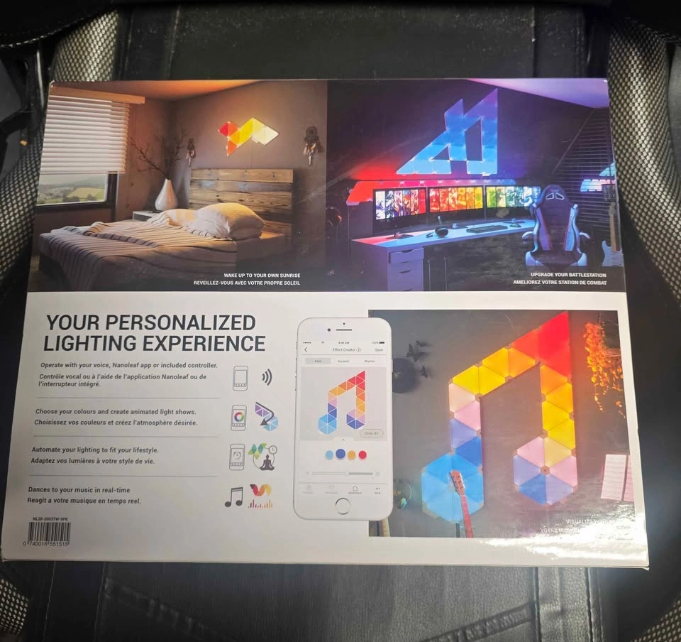NanoLeaf Light Panels 9pk Rhythm Edition - photo 2