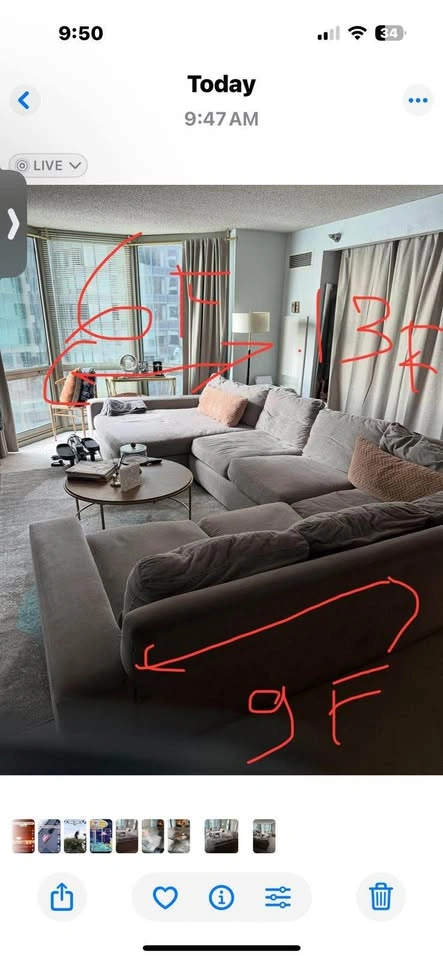 Luxury Sectional Couch (Retail $4,500) – $900 OBO - photo 5