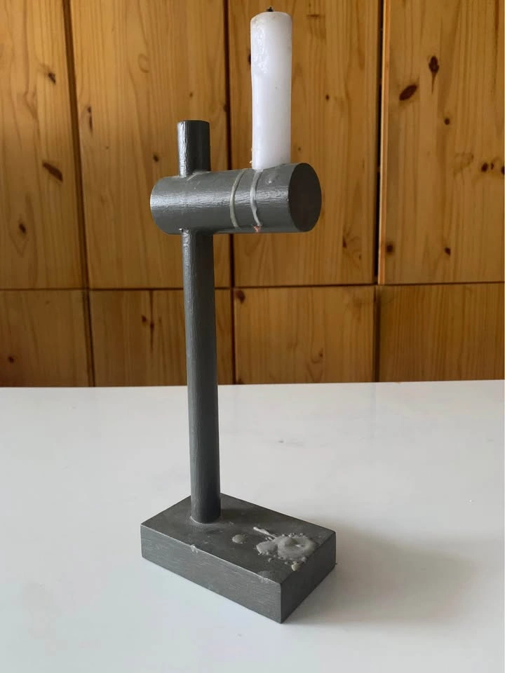 Handmade wood candle holder - photo 2