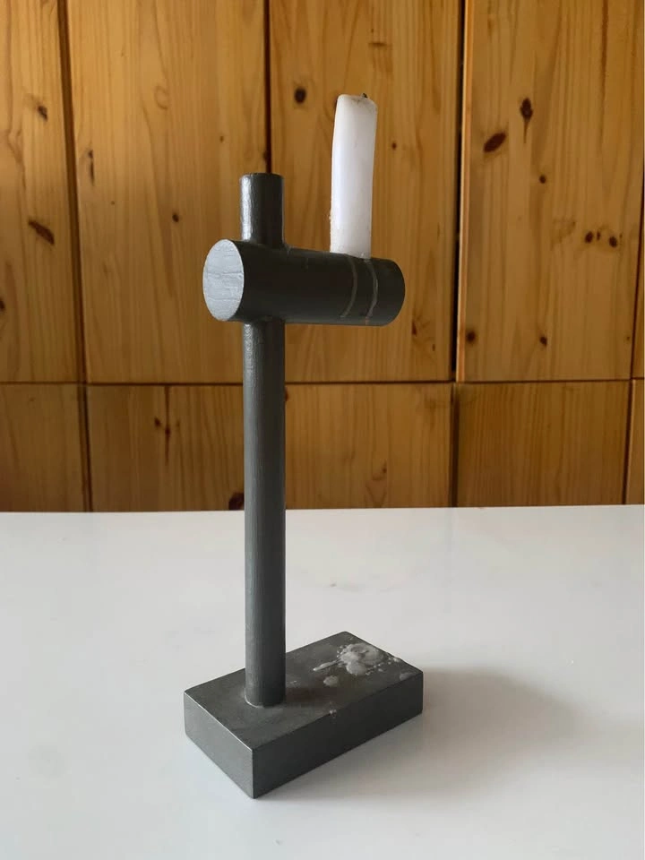 Handmade wood candle holder - photo 3