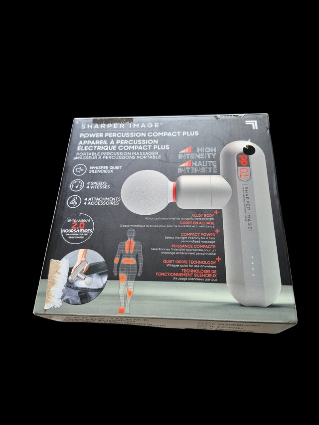 NEW Sharper Image Compact Plus Percussion Massage