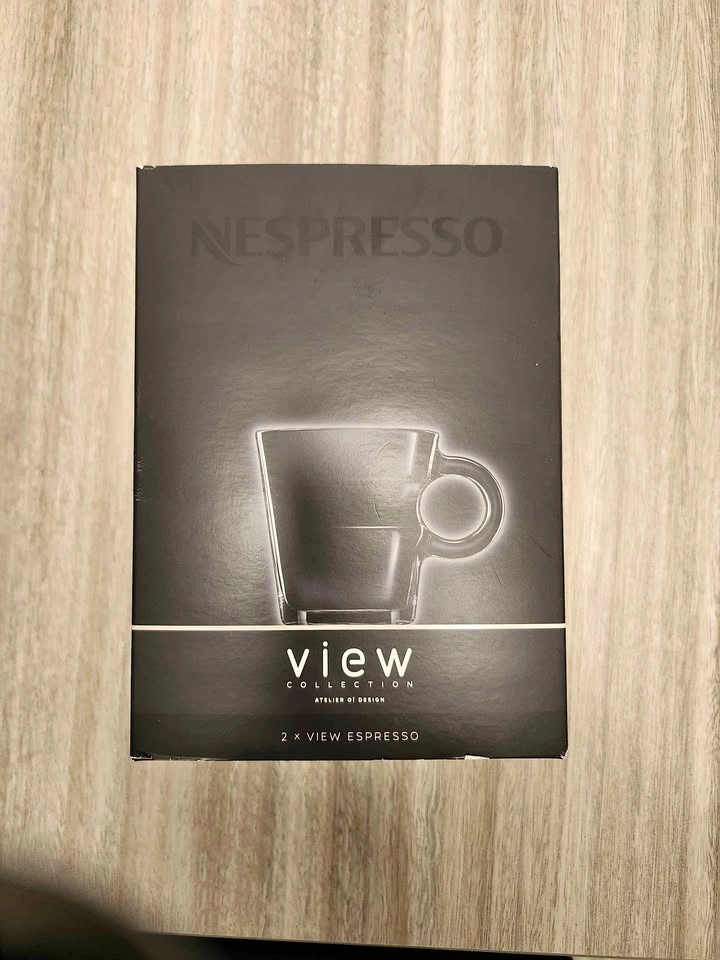 Brand new Nespresso View Collection 2 Espresso Cups