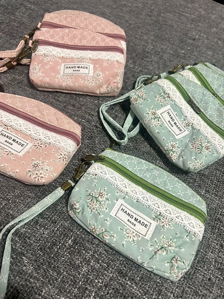 Rustic Style Coin Pouches – Set of 6