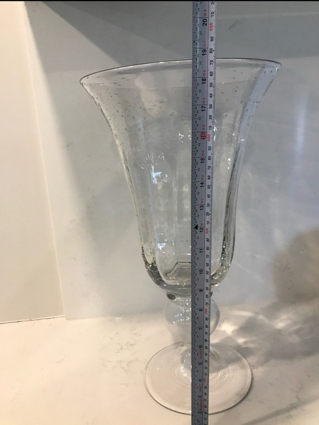 Glass Fluted Vase - photo 2