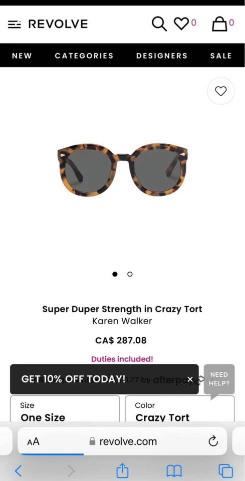 Karen Walker Super Duper Strength Sunglasses Crazy Tort - photo 3