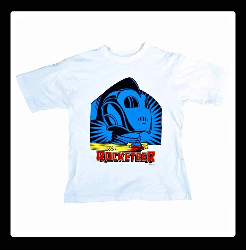 Vintage Rare 1991 The Rocketeer Disney Movie Promo T-Shirt