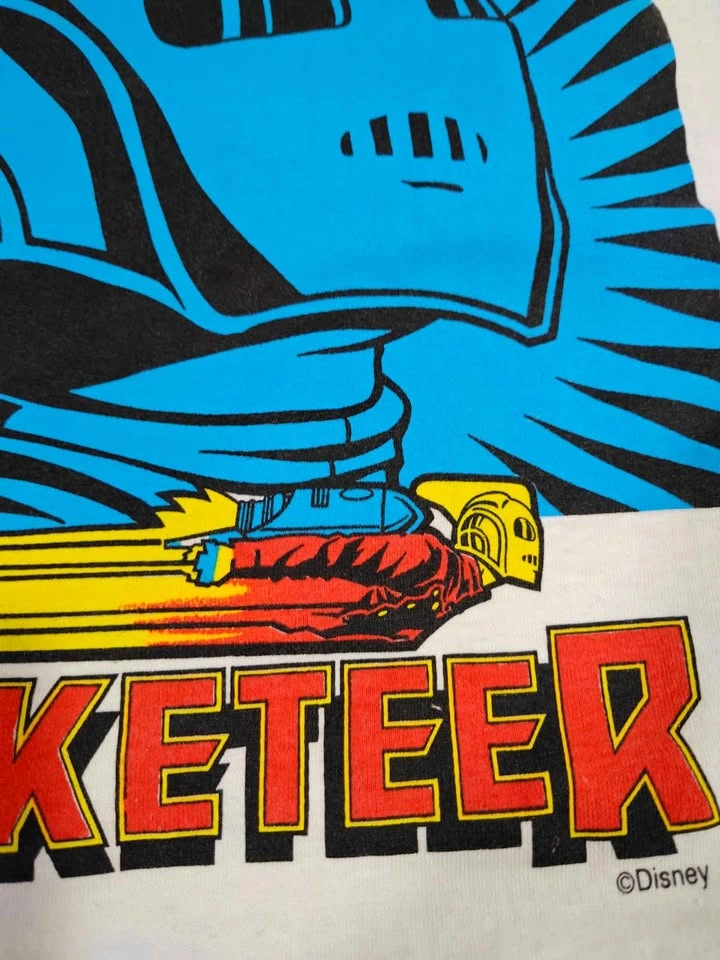Vintage Rare 1991 The Rocketeer Disney Movie Promo T-Shirt - photo 3