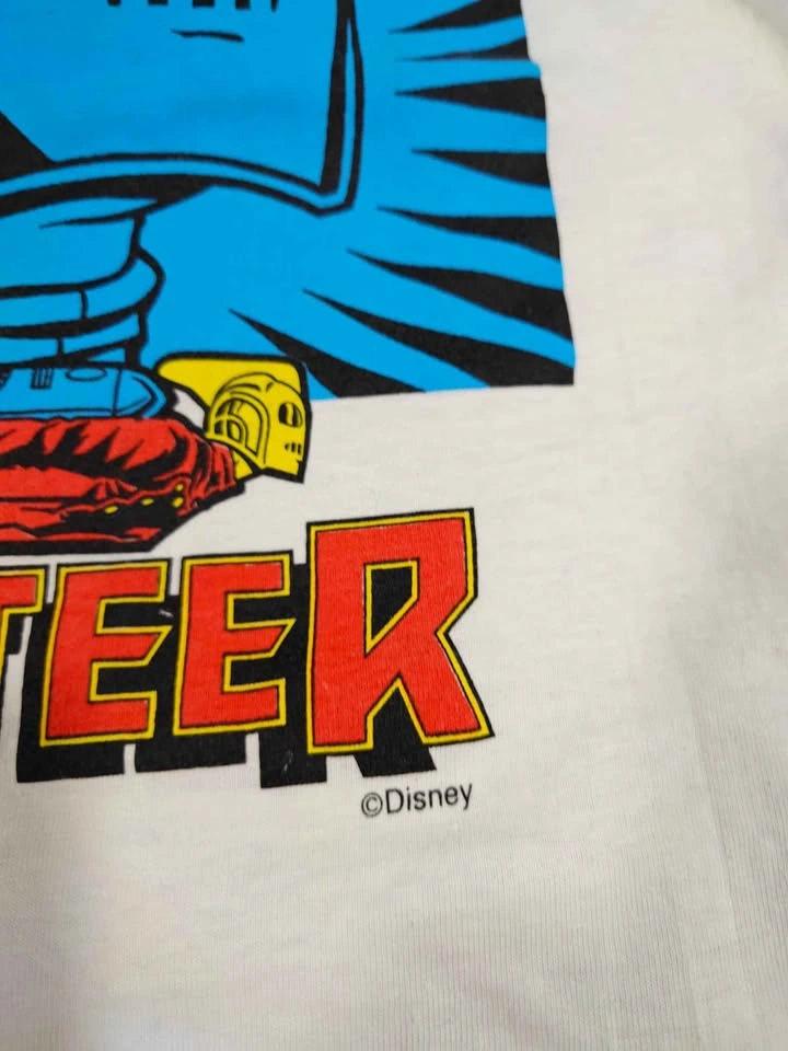 Vintage Rare 1991 The Rocketeer Disney Movie Promo T-Shirt - photo 4