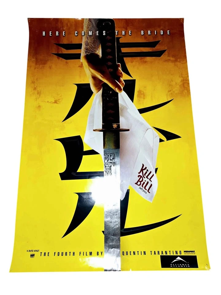 Rare 2003 Kill Bill Movie Theater Promo Poster