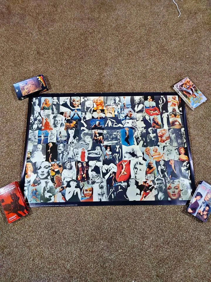 1985 Marilyn Monroe Life Collage Poster