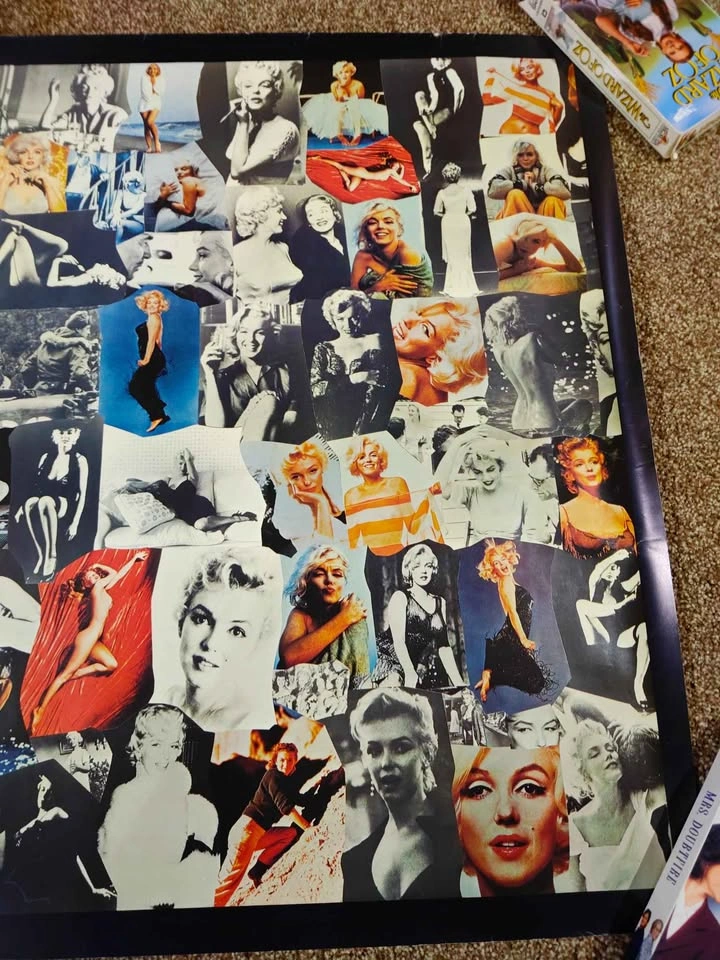1985 Marilyn Monroe Life Collage Poster - photo 5