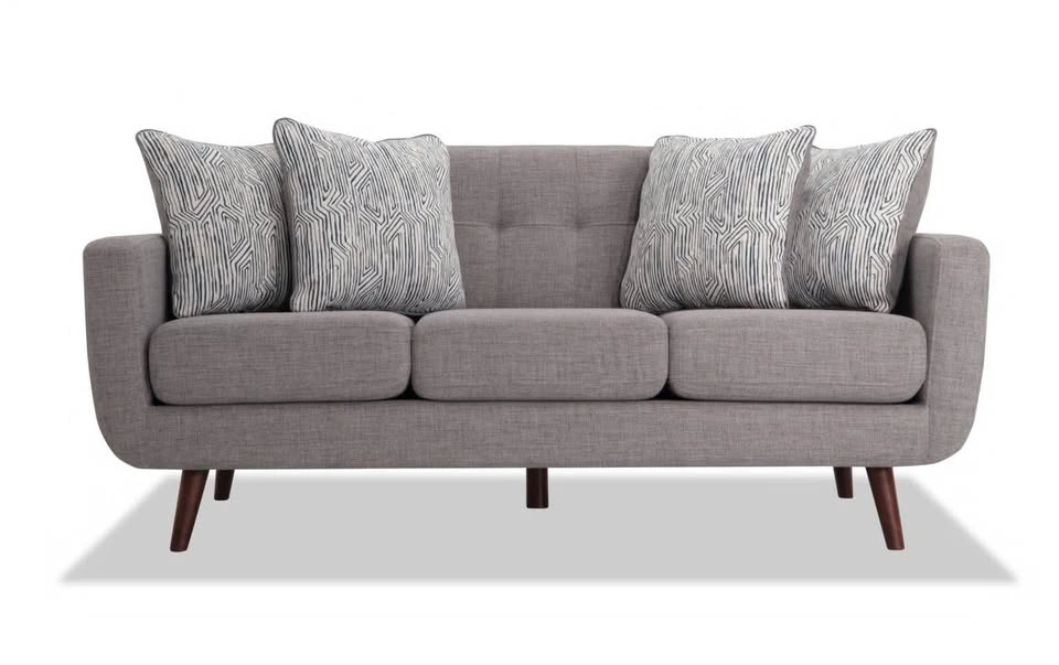 Gray 72” Sofa - photo 3