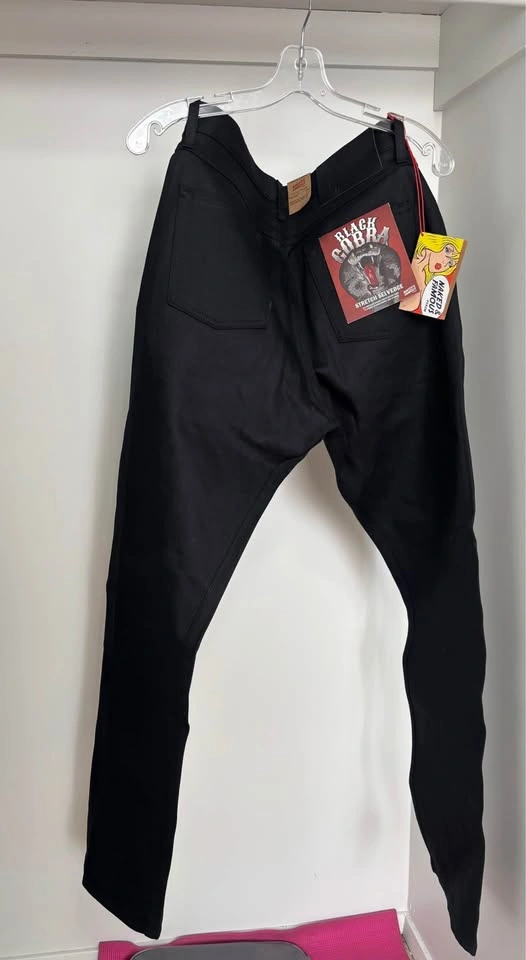 Naked & Famous True Guy Black Cobra Stretch Selvedge Jeans Size - photo 2