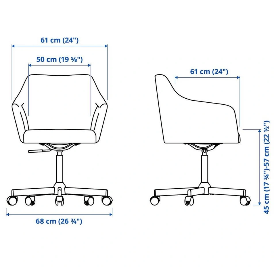 Ikea Tossberg Desk Chair - Like New - photo 4