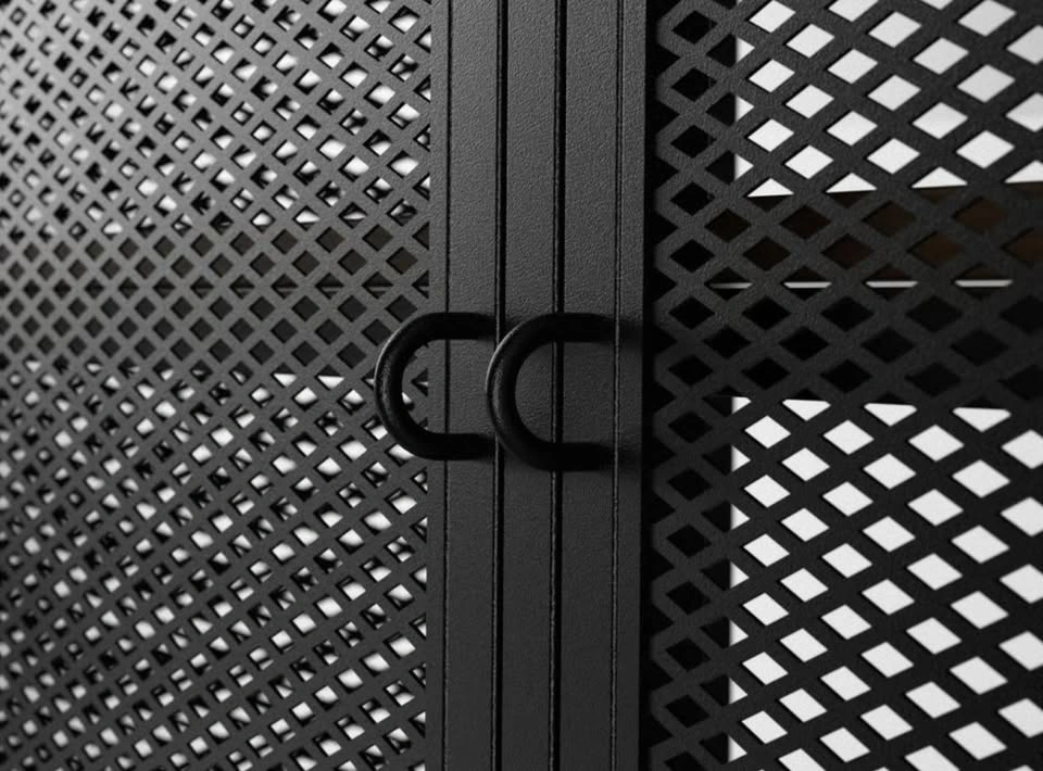 IKEA FJÄLLBO TV Unit - Black/Wood Industrial Style - 59" - photo 4