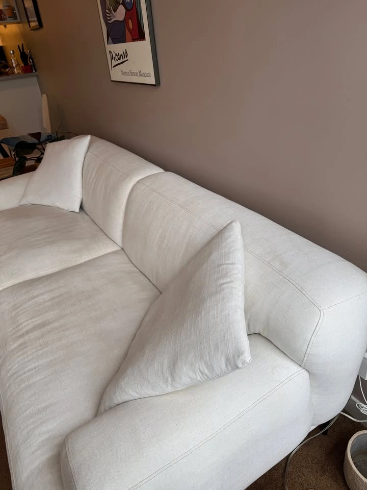 Article Abisko 91" Sofa - Quartz White - Modern Scandinavian - photo 4